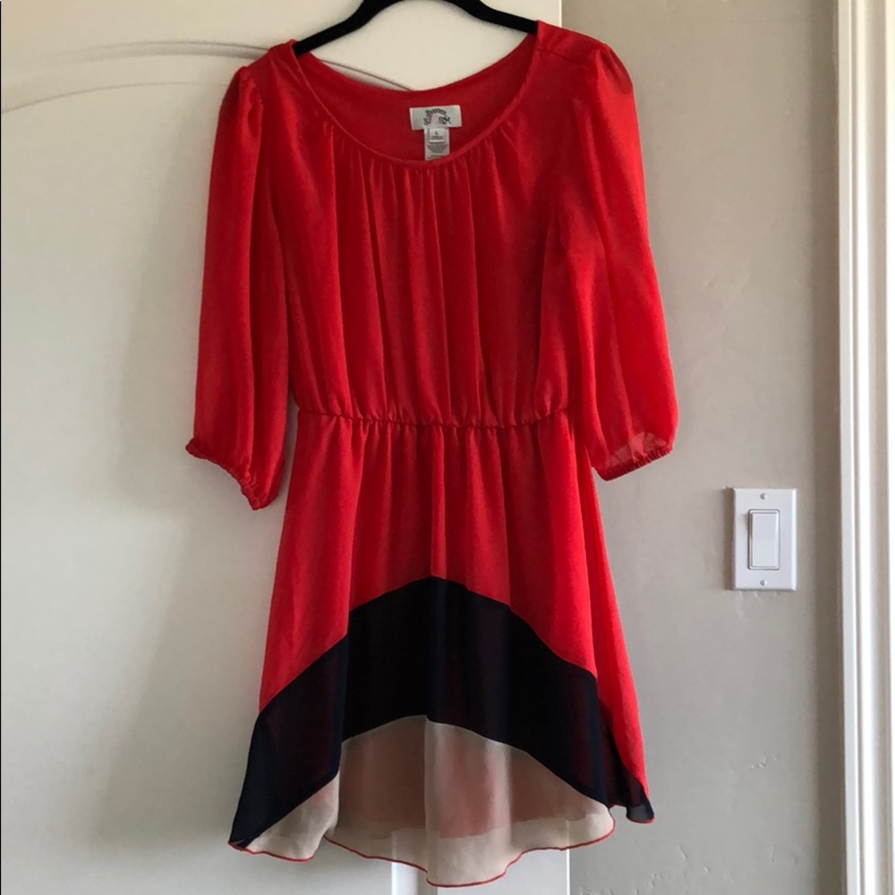 Coral dress